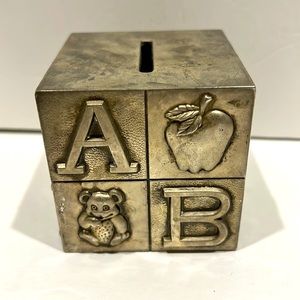 Silver Plated Alphabet Animal Bank Hong Kong